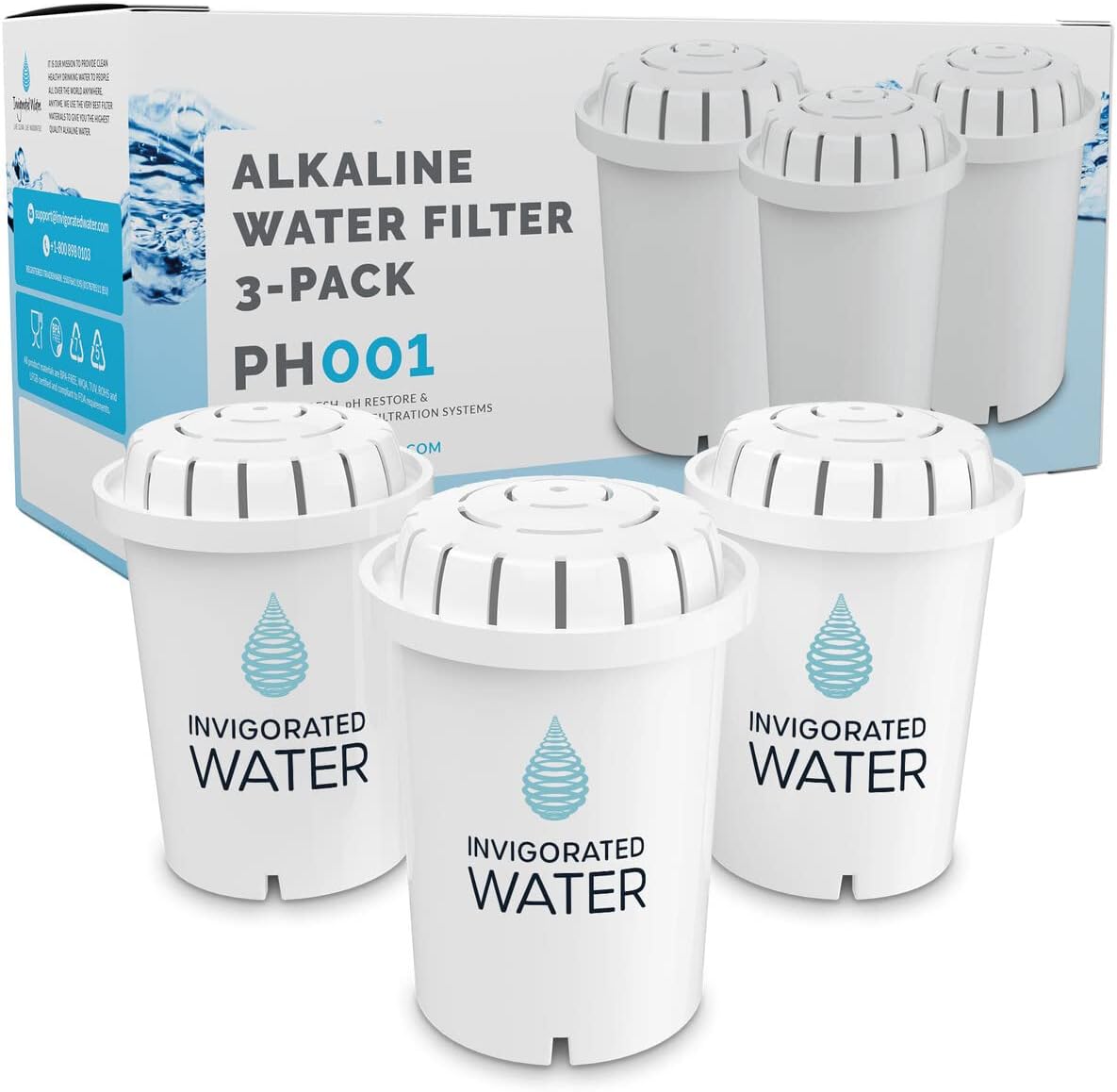 Invigorated Water PH001 Alkaline Water Filter Replacement for