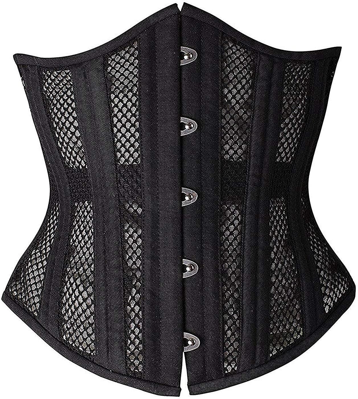 SHAPERX Women's Waist Training Corsets Underbust Heavy Duty
