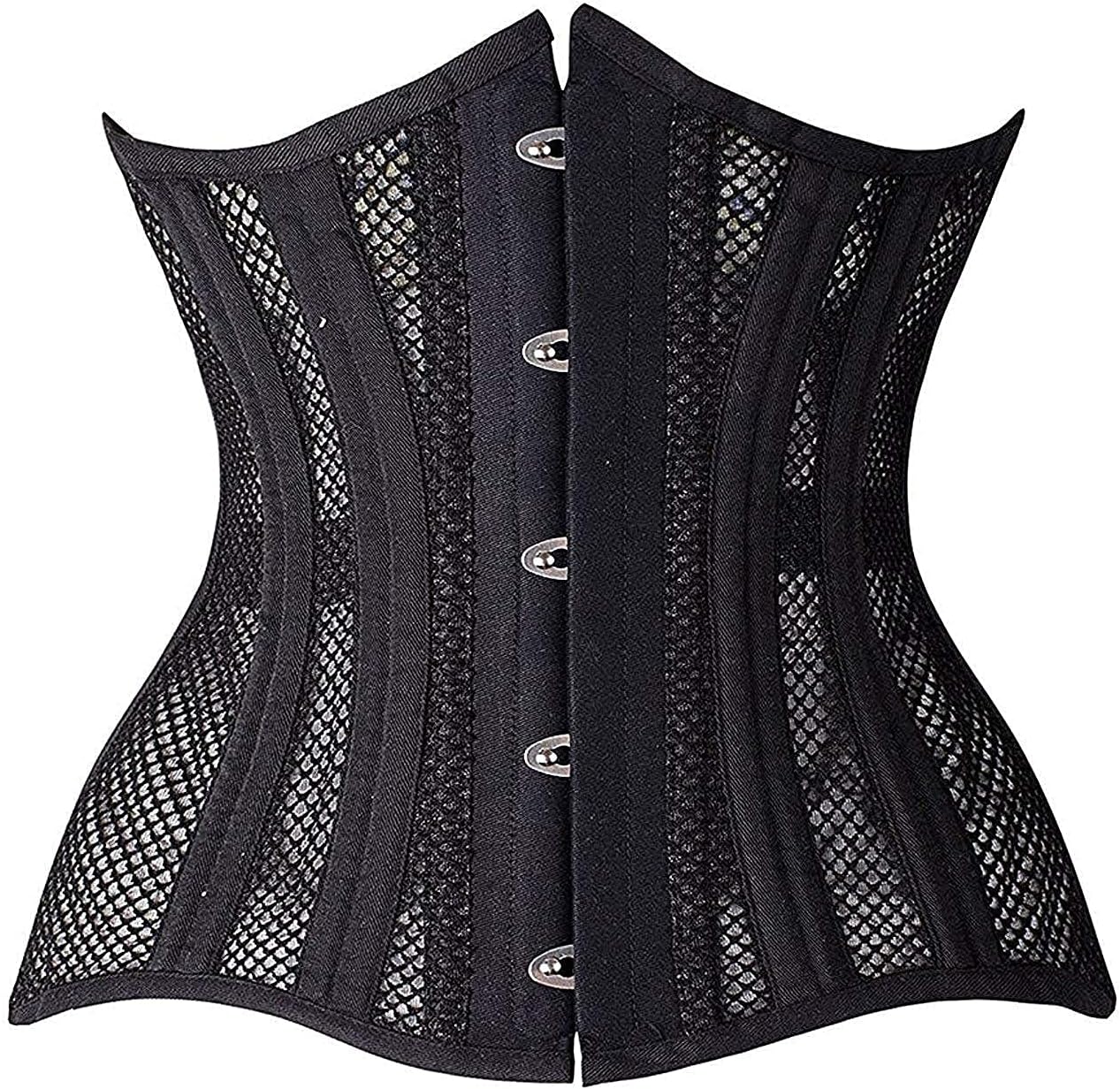 SHAPERX Women 24 Double Steel-Boned Longline Heavy Duty