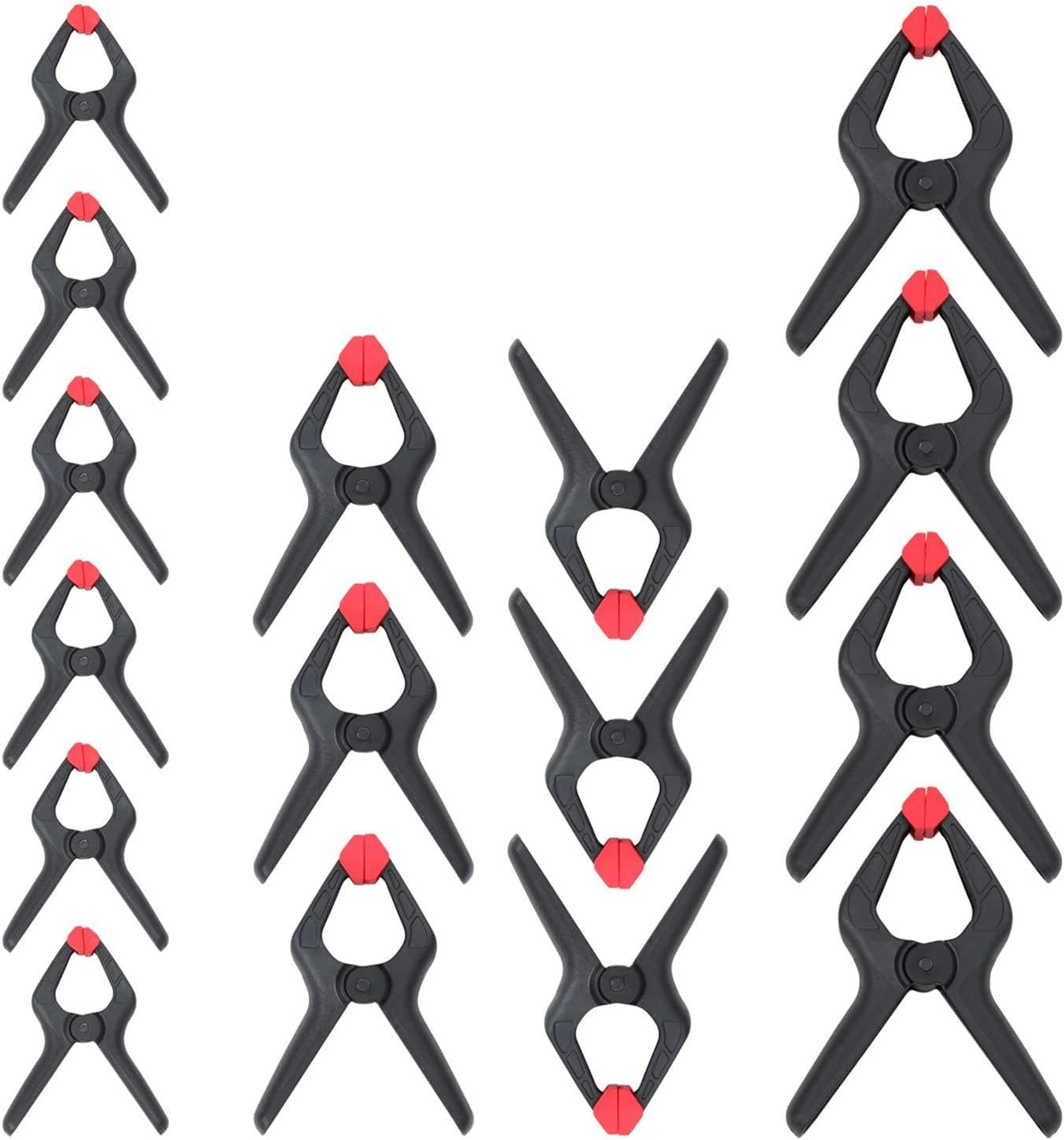 WORKPRO 16-Piece Nylon Spring Clamp Set - 4pc