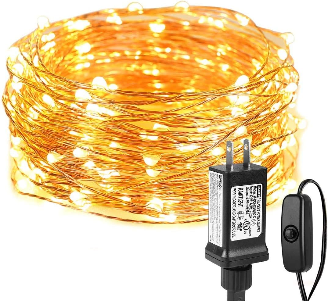 Lighting EVER Fairy Lights Plug in, 33ft 100
