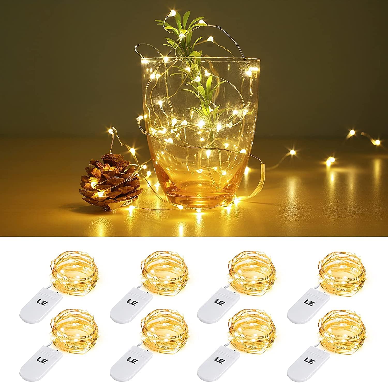 Lighting EVER Fairy Lights Battery Operated 20 LED