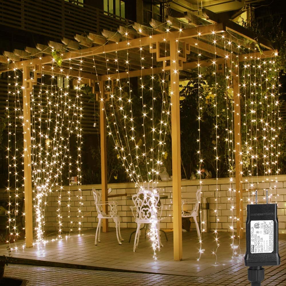 Lighting EVER 594 LED Curtain Lights, 20 x