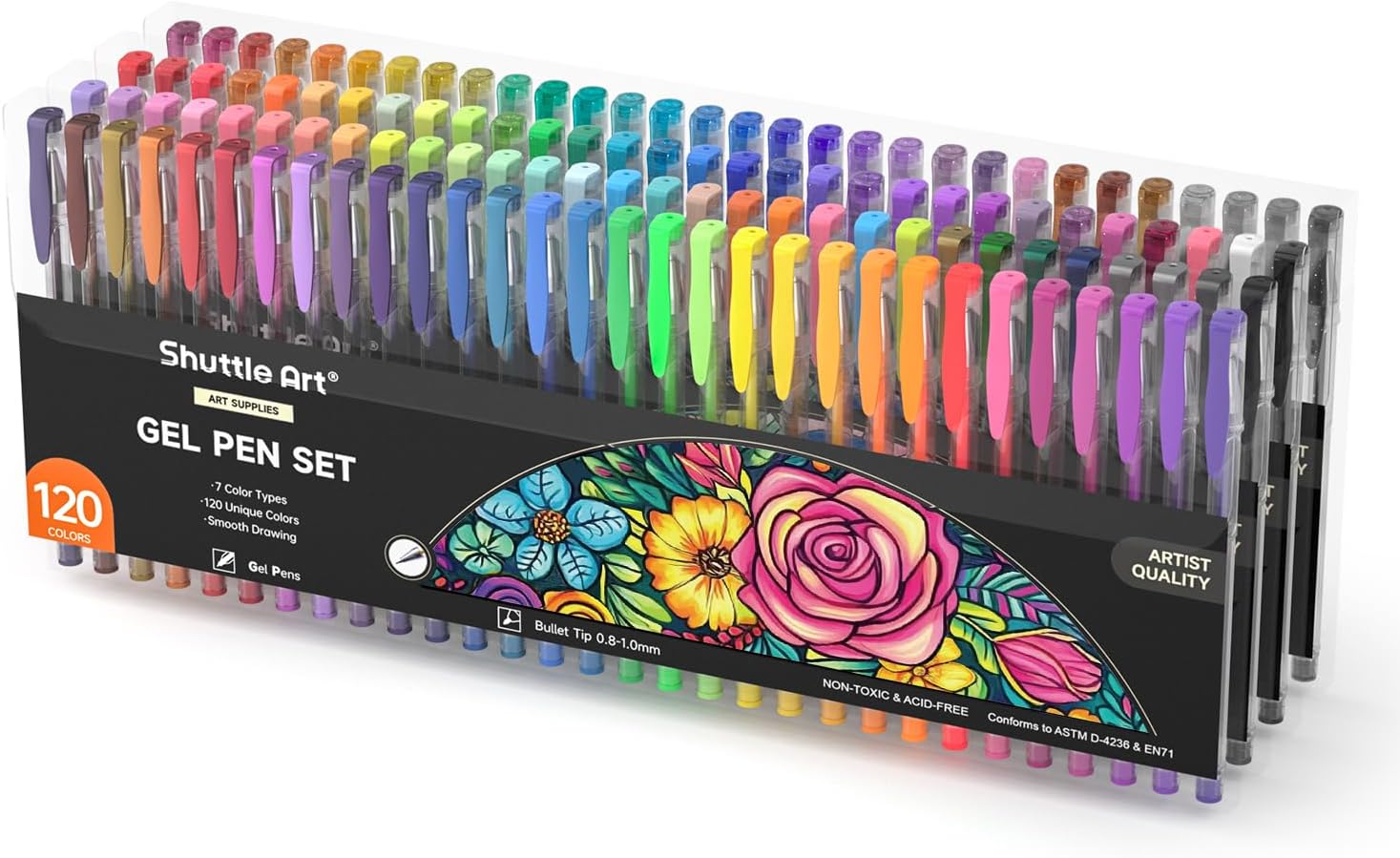 Shuttle Art 120 Unique Colors (No Duplicates) Gel