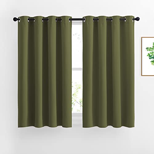 NICETOWN Short Blackout Curtains for Kitchen Window -