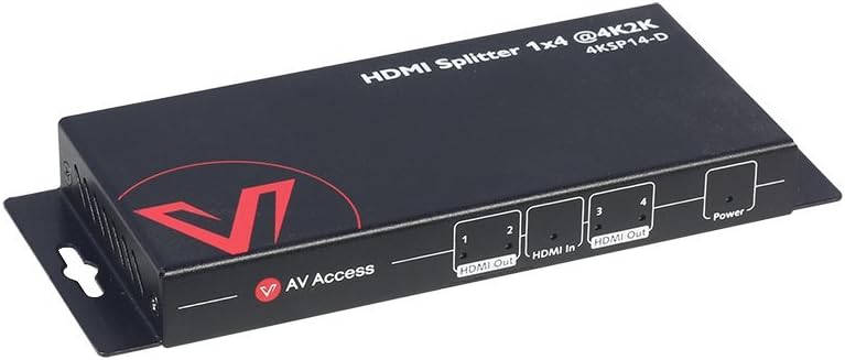 4K HDMI Splitter 1 in 4 Out 1080p
