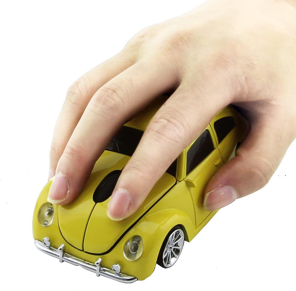 Wireless Mouse, 2.4GHz Cool 3D Sport Car Shape