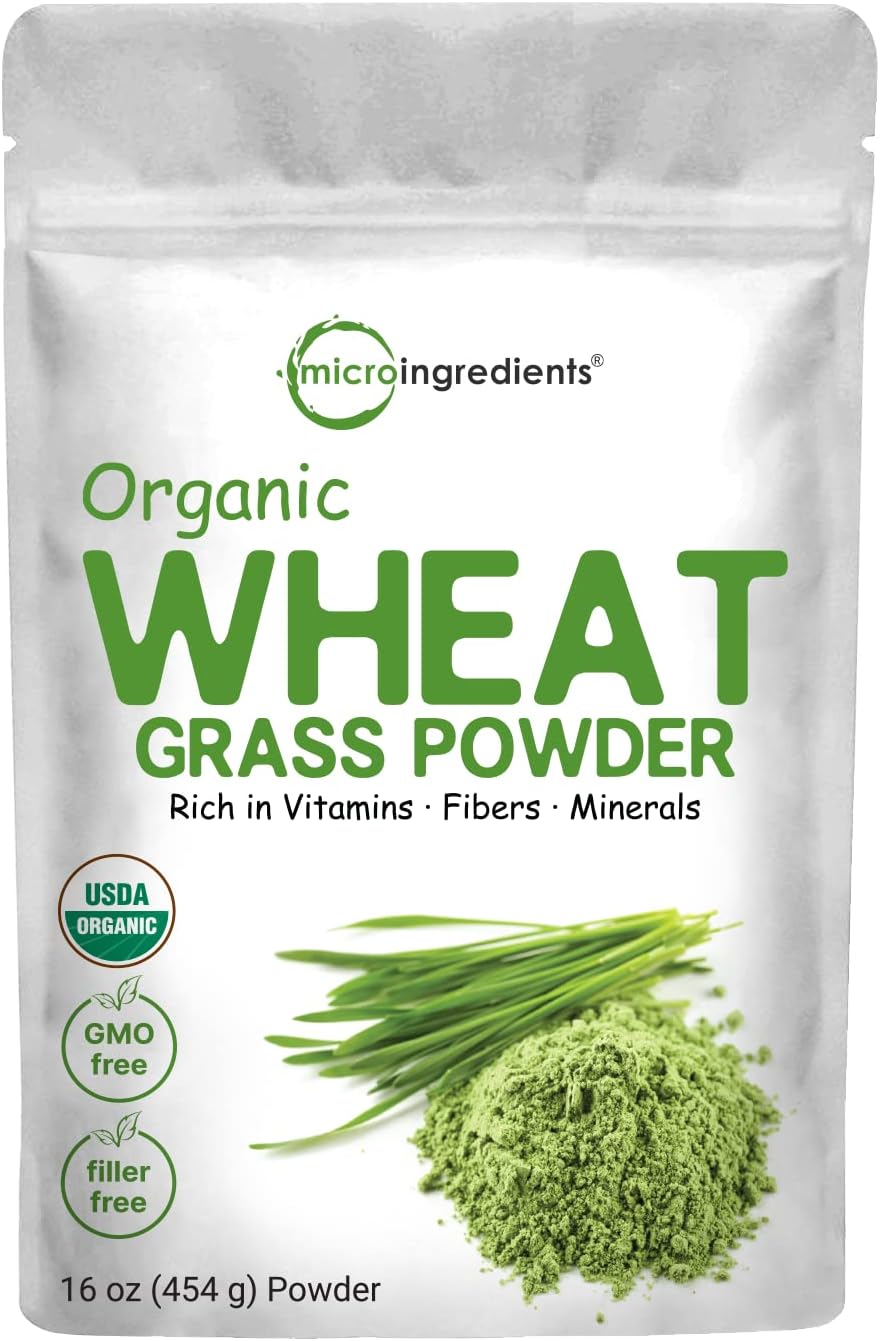 Sustainably US Grown Organic Wheat Grass Powder (100%