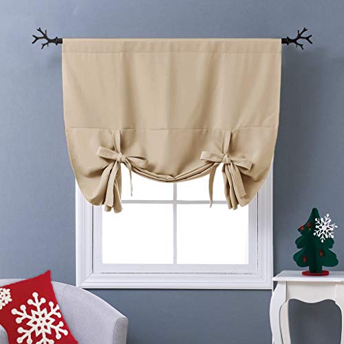 NICETOWN Blackout Room Darkening Curtain - Tie Up