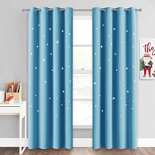 NICETOWN Hollow Out Star Curtains - 52 by