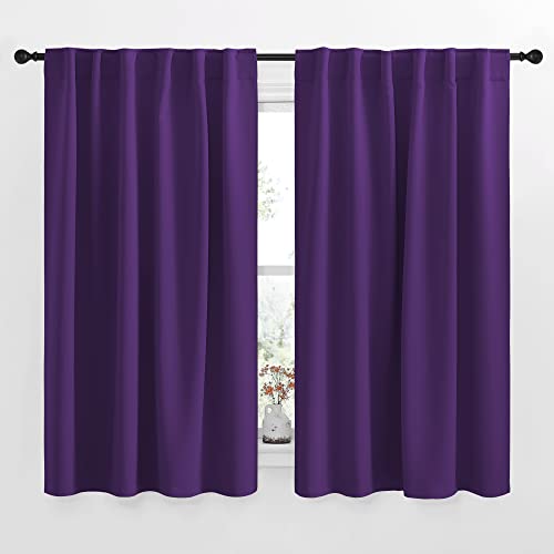 NICETOWN Kitchen Blackout Draperies Curtains for Window -
