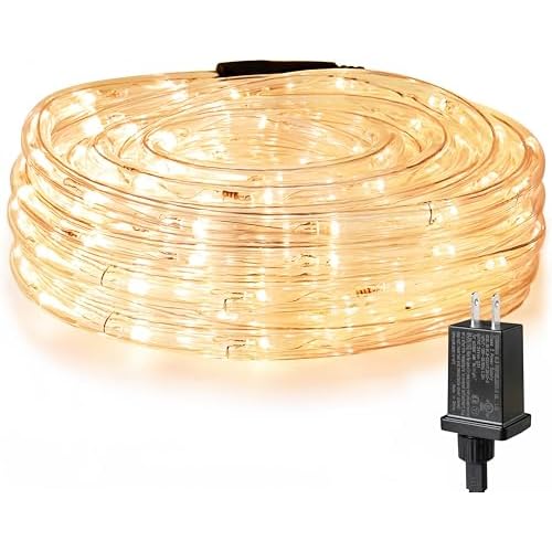 LE 33ft 240 LED Rope Lights Outdoor 24
