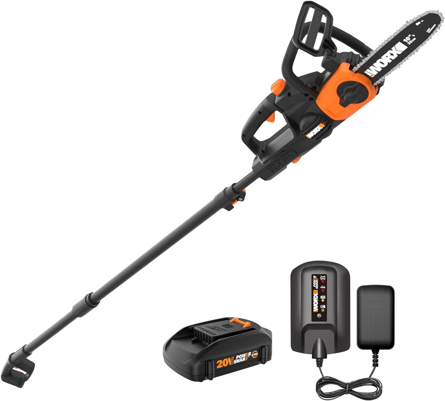 Worx WG323 20V Power Share 10" Cordless Pole/Chain