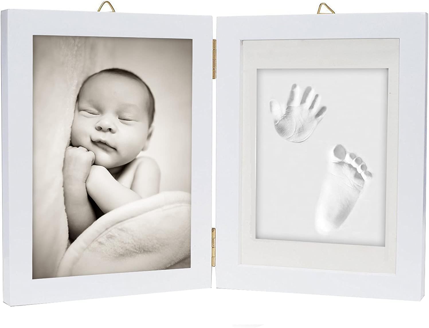 chuckle Baby Hand and Foot Clay Print Photo