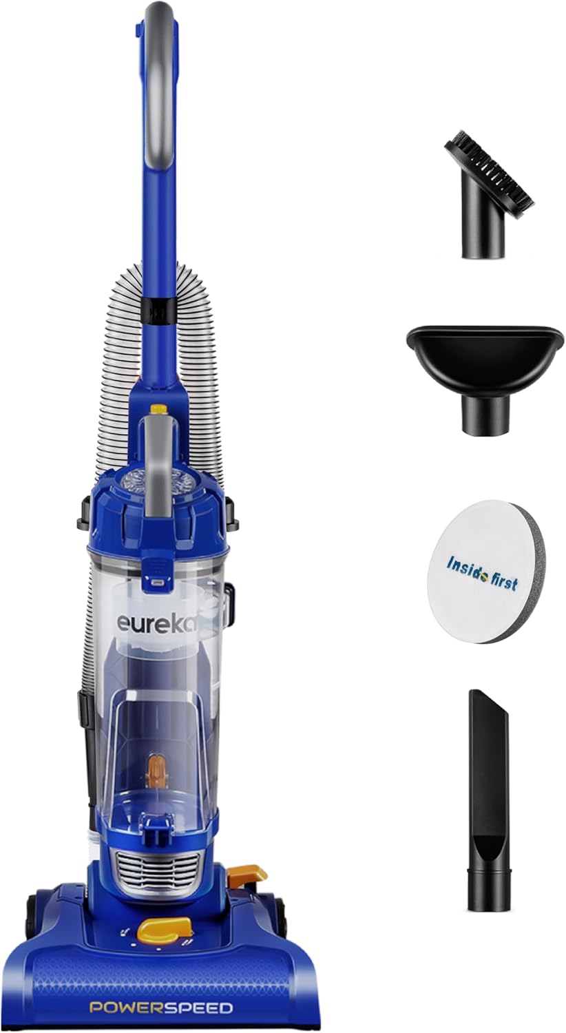 Eureka NEU182A PowerSpeed Bagless Upright Vacuum Cleaner, Lightweight,