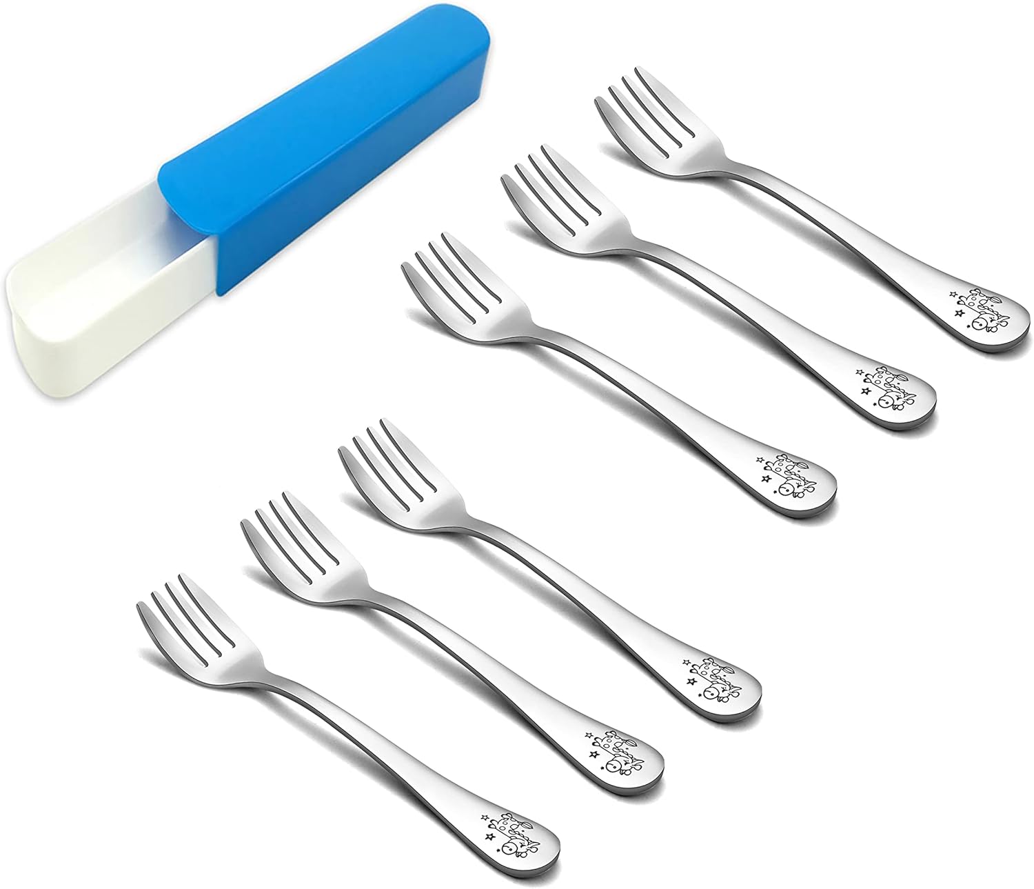 TeamFar Toddler Fork, Stainless Steel Toddler Utensils Forks