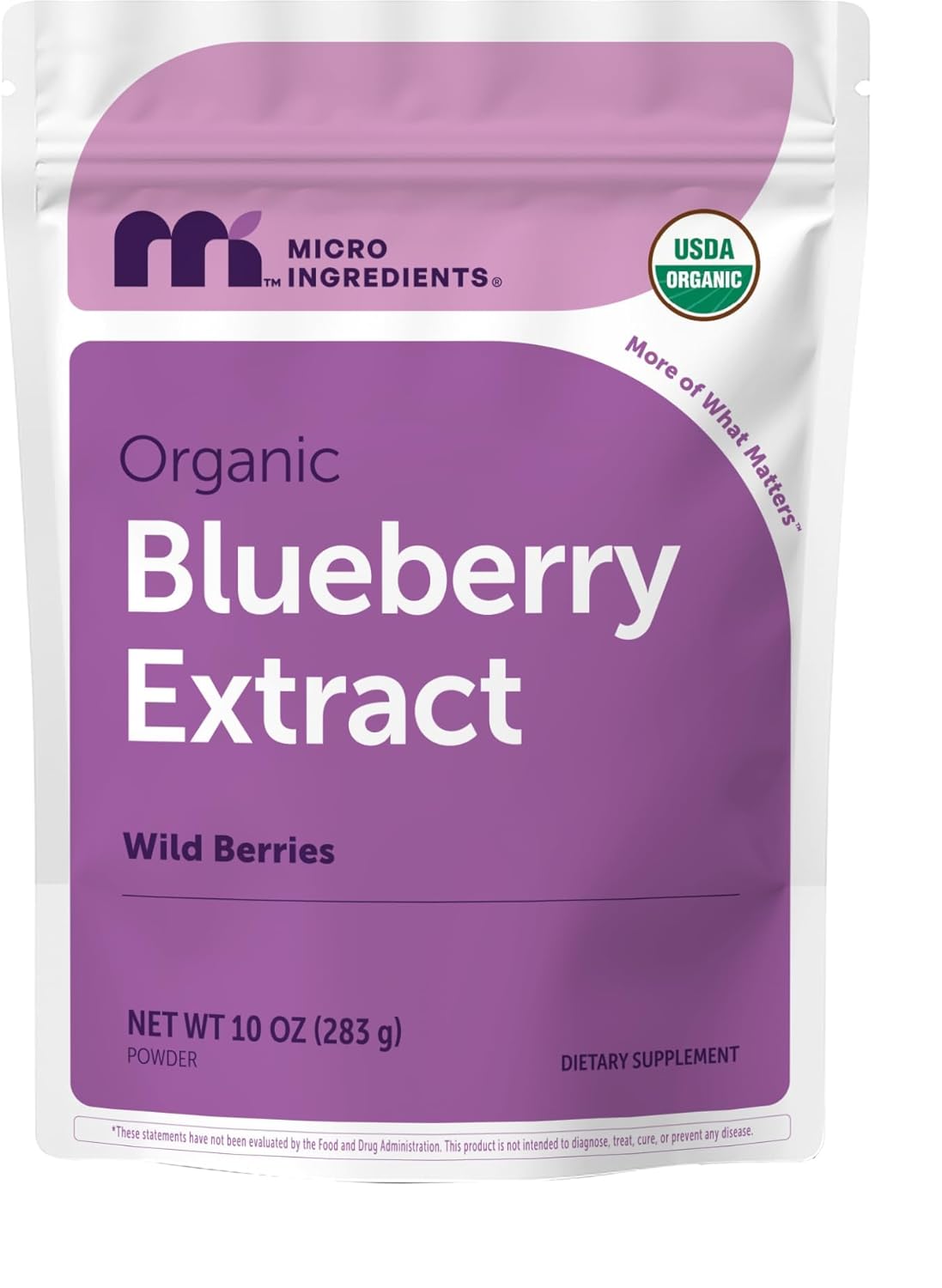 Micro Ingredients Organic Blueberry Extract Powder, 10oz |