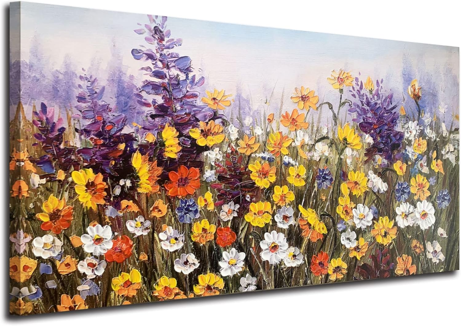 Ardemy Flower Canvas Wall Art for Living Room