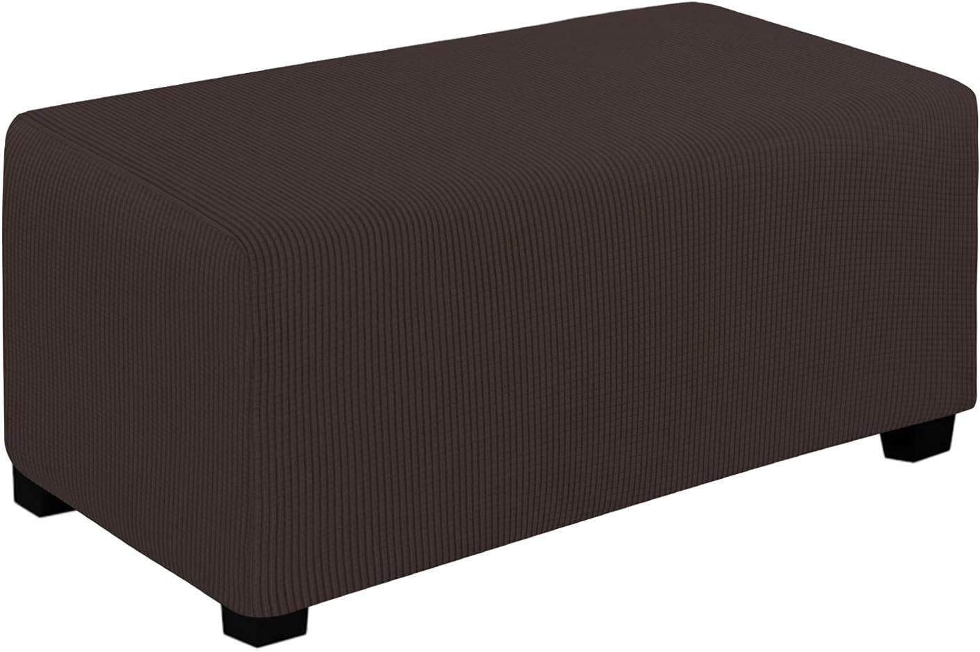 Easy-Going Stretch Ottoman Cover Folding Storage Stool Furniture