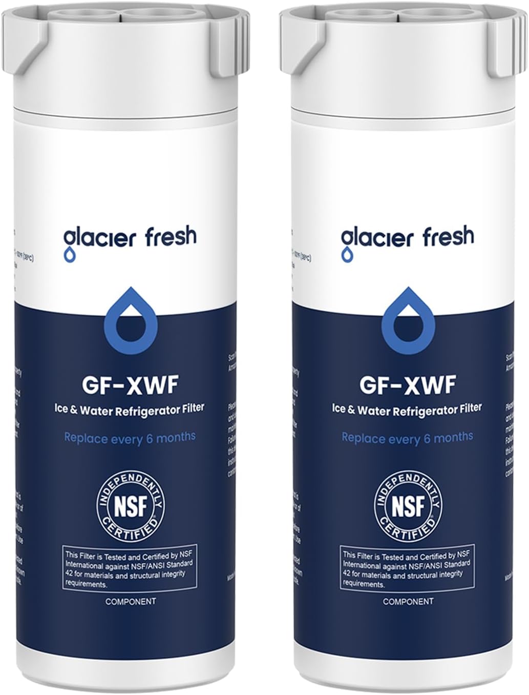 GLACIER FRESH XWF Refrigerator Water Filter Replacement for