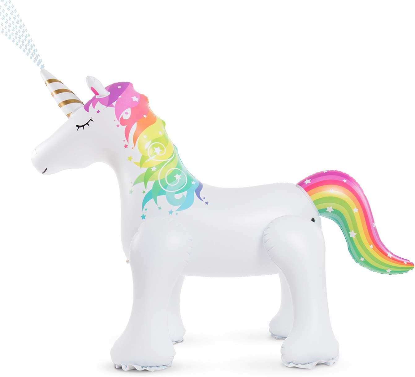 Jasonwell Unicorn Sprinkler Inflatable Water Sprinklers Outdoor Water