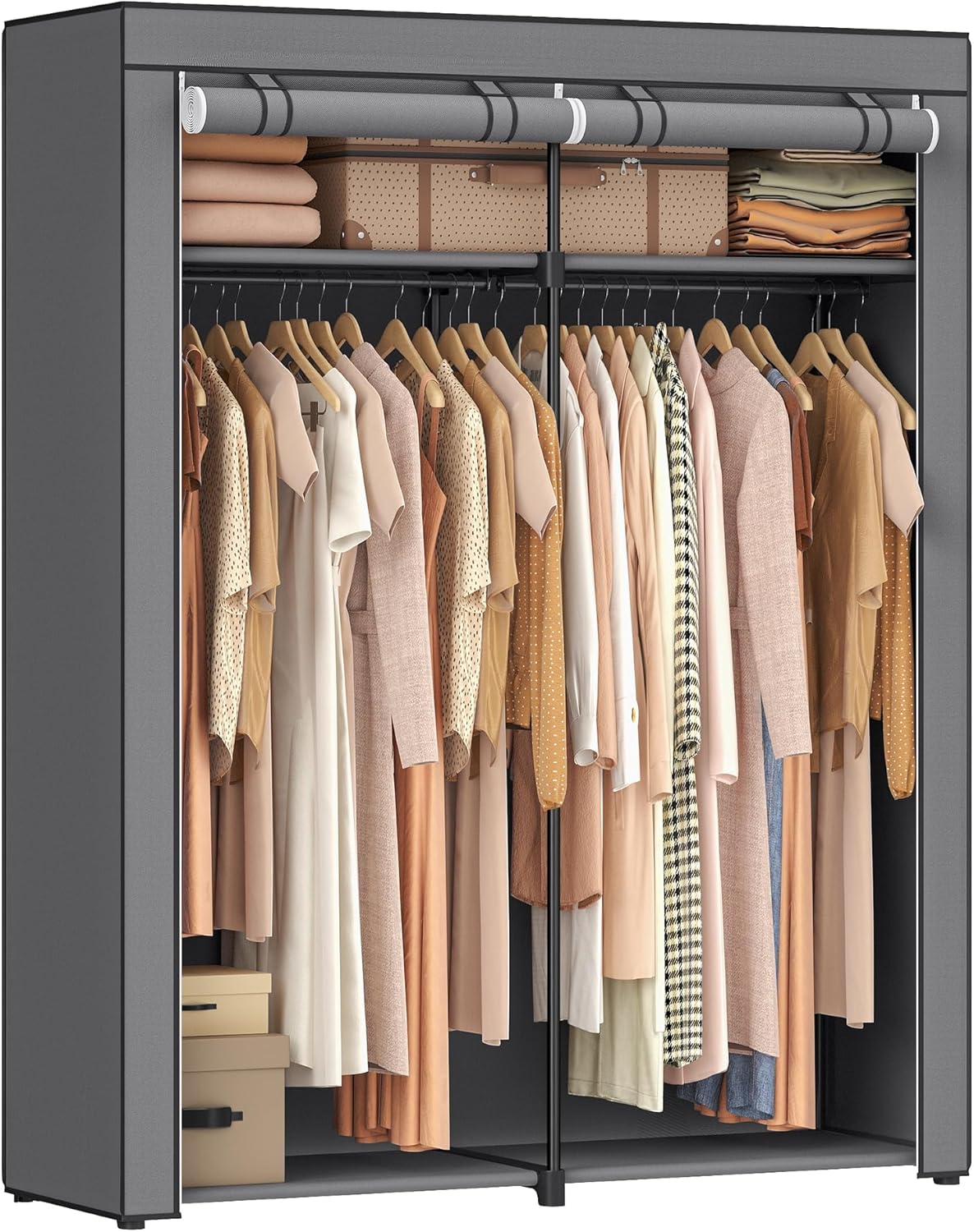 SONGMICS Closet Wardrobe, Portable Closet for Bedroom, Clothes