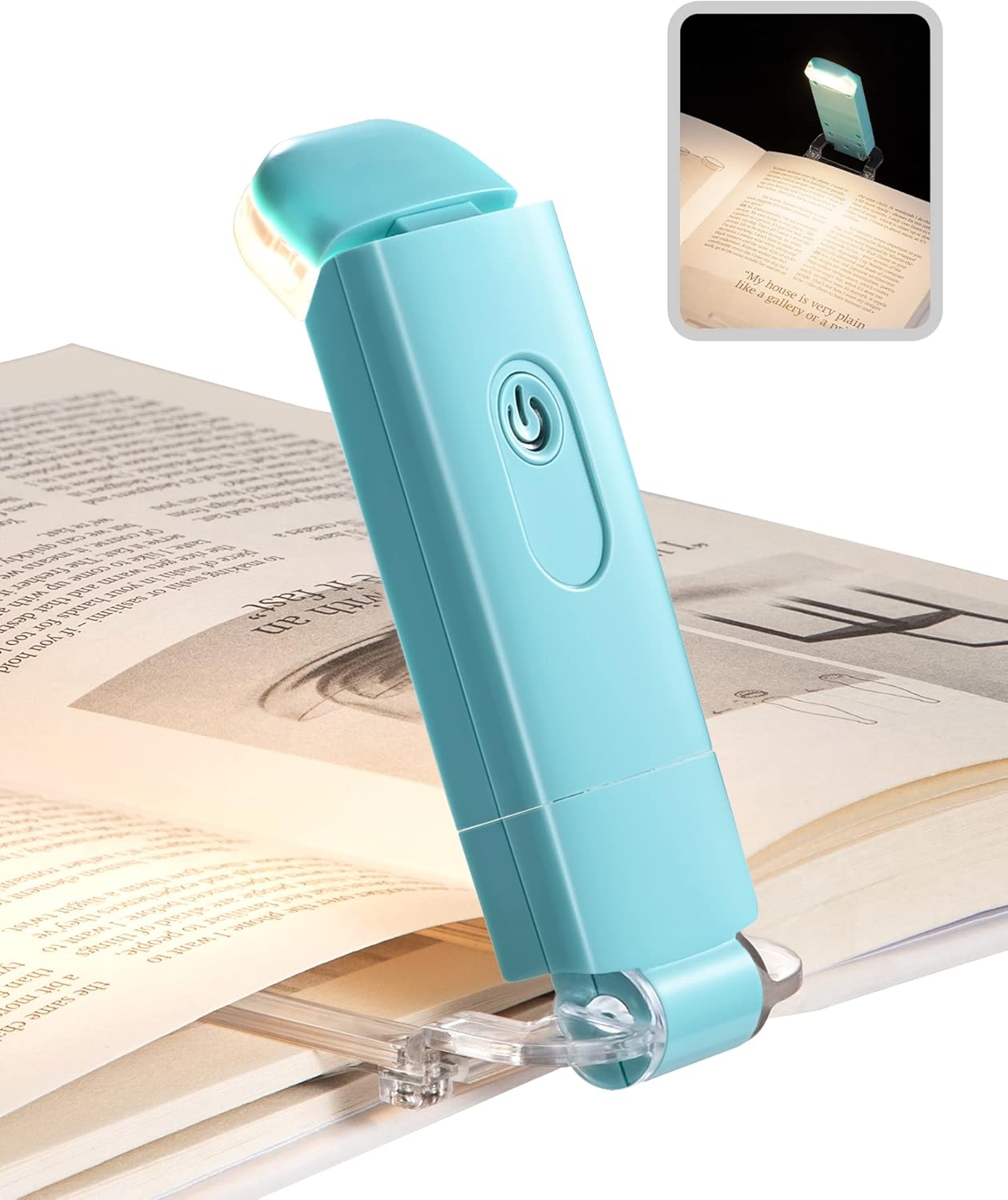DEWENWILS USB Rechargeable Book Light for Reading in