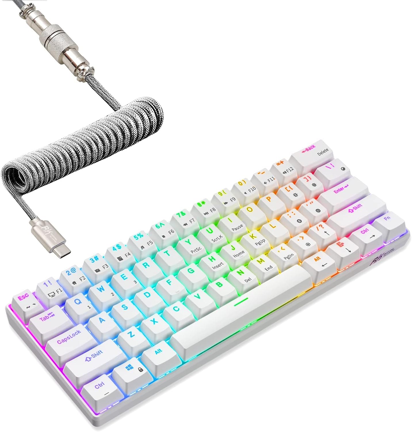 RK ROYAL KLUDGE RK61 60% Mechanical Keyboard with