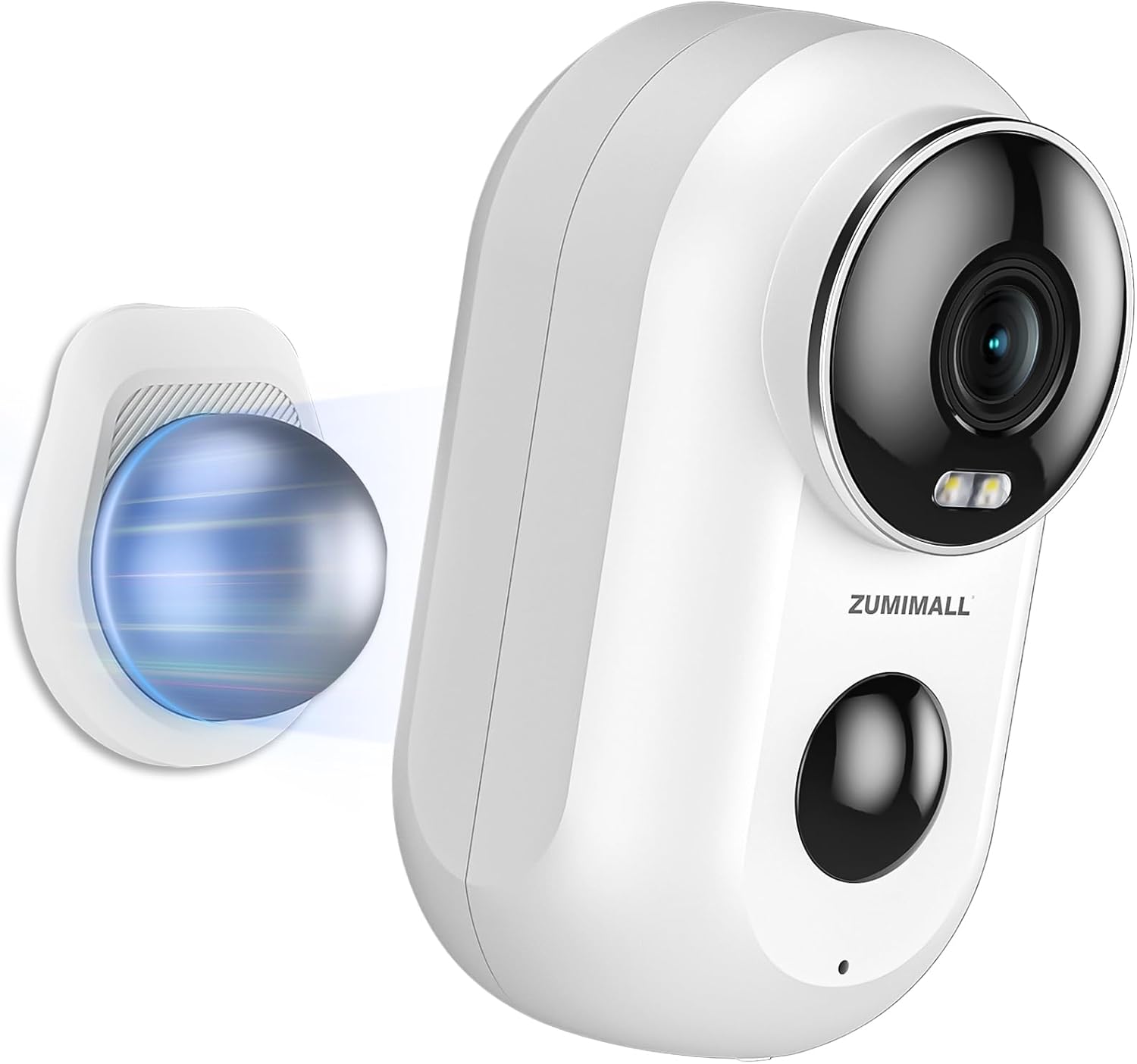 ZUMIMALL Security Cameras Wireless Outdoor with Magnetic Mount,