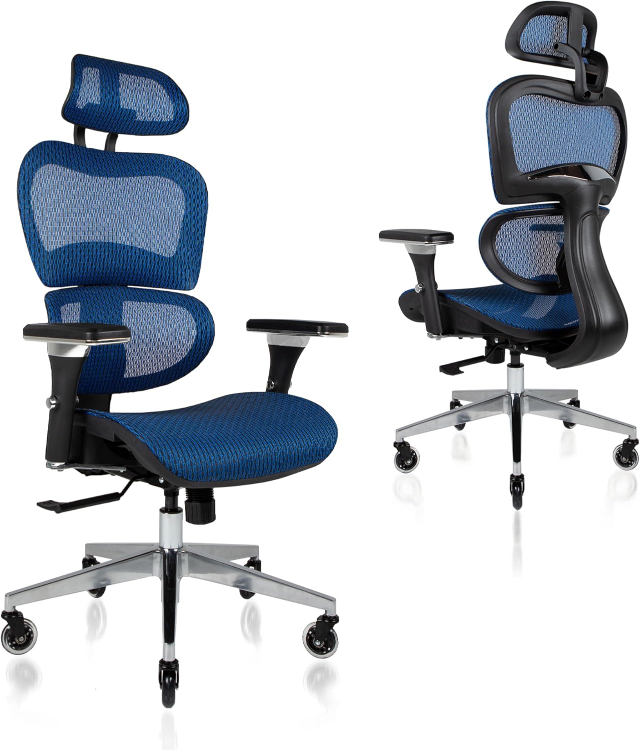 Nouhaus Ergo3D Ergonomic Office Chair, Lumbar Support Mesh