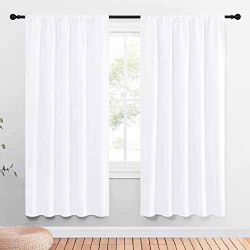NICETOWN 50% Light Blocking Kitchen Curtains - Window