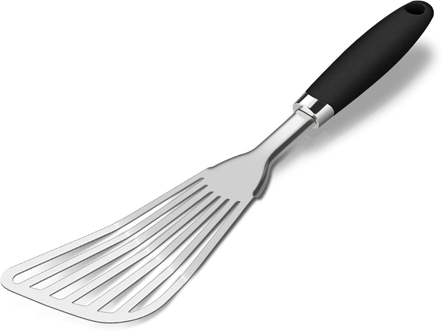 304 Stainless Steel Fish Spatula, Thin Flexible Slotted