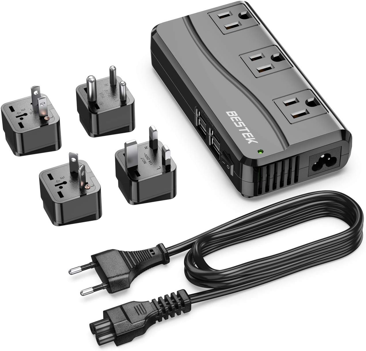 BESTEK Universal Travel Adapter with 100-220V to 110V