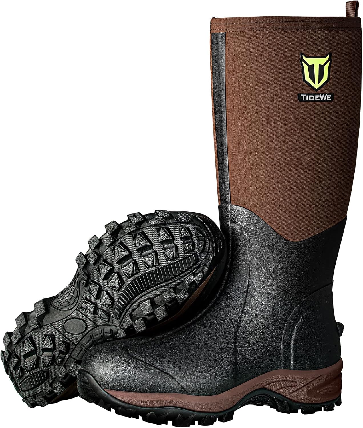 TIDEWE Rubber Neoprene Boots Men And Women, Waterproof