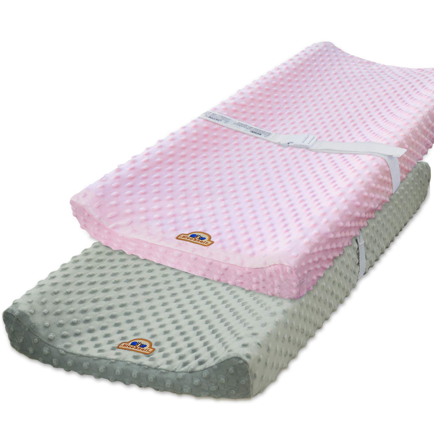 BlueSnail Ultra Soft Minky Dot Changing Pad Cover,