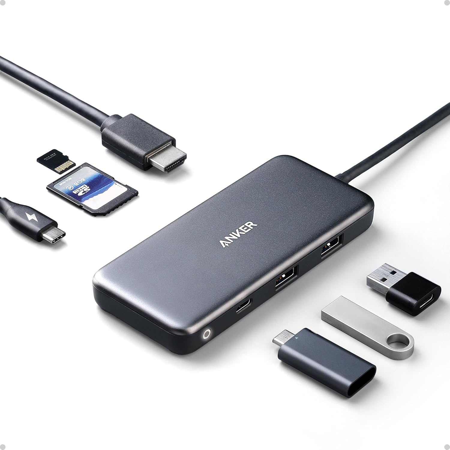 Anker USB C Hub, 7-in-1 Multi-Port USB-C Hub