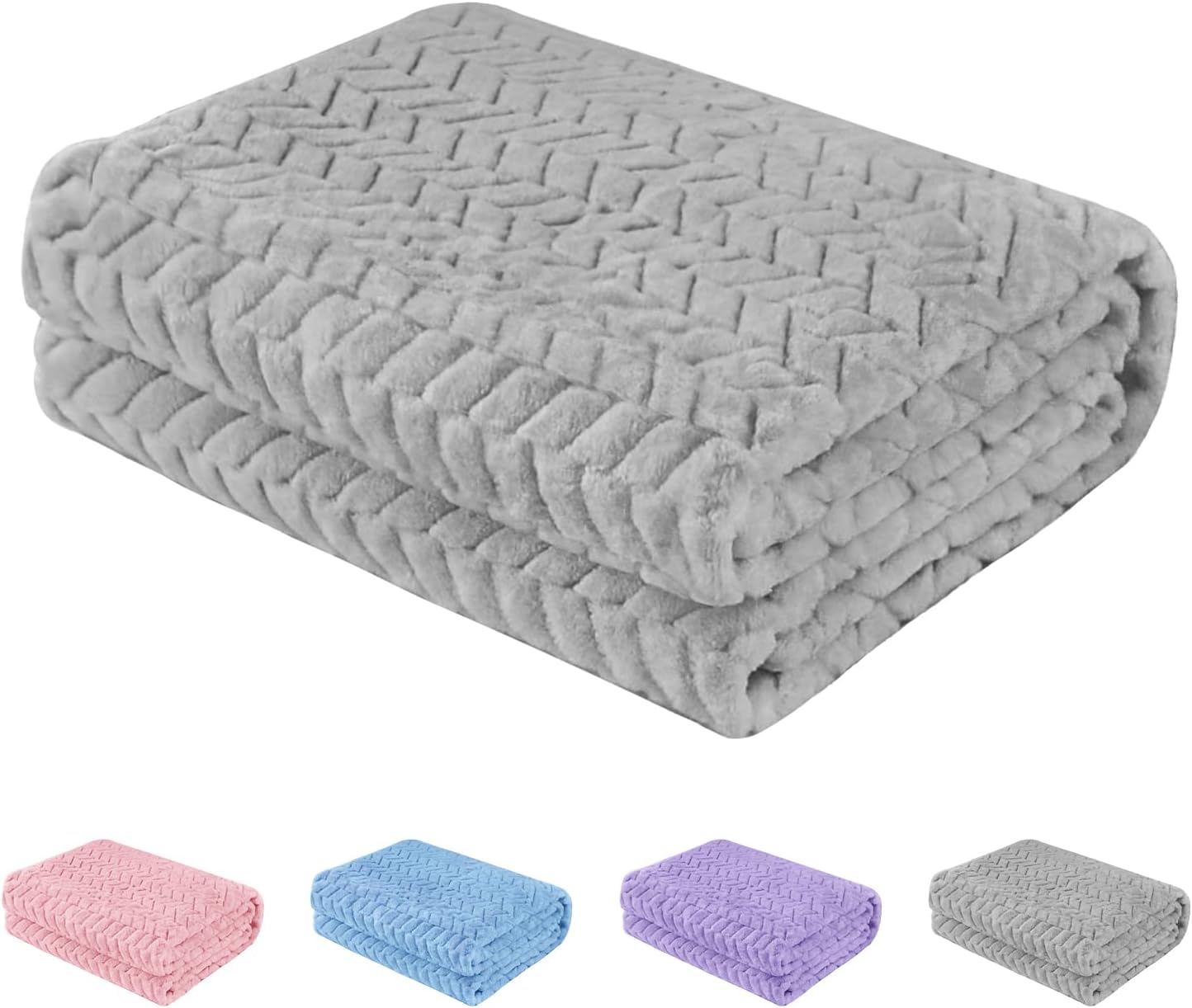 Baby Blanket Flannel, Cozy Throw Blanket for Newborn