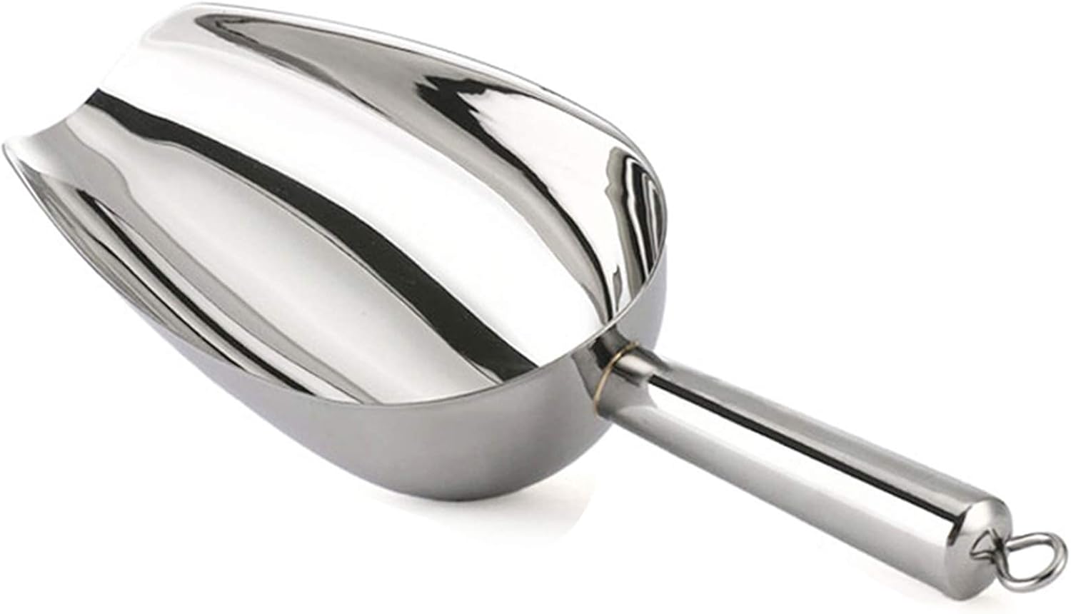 TeamFar 12oz Ice Scoop, Stainless Steel Metal Food