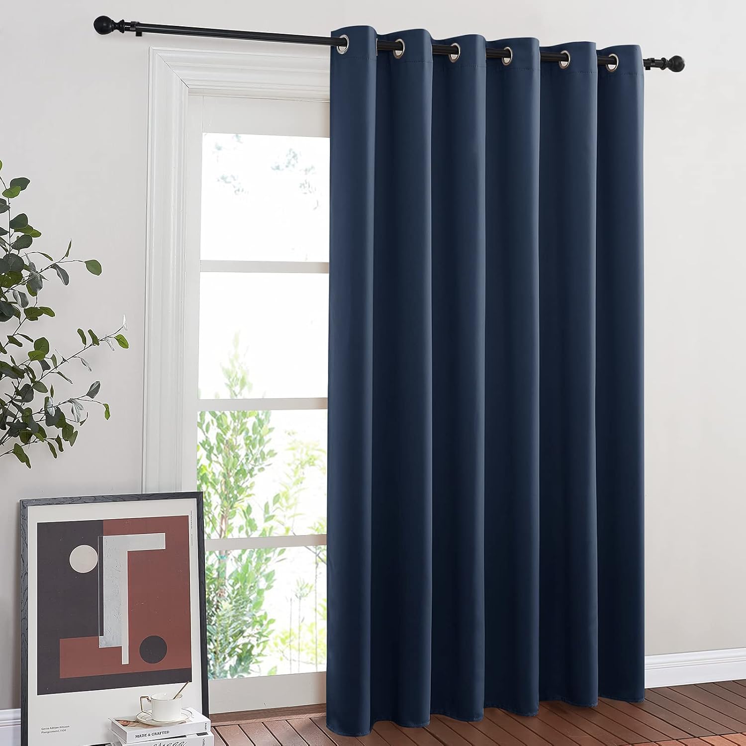 NICETOWN Bedroom Window Blackout Curtain Panel, Thermal Insulated
