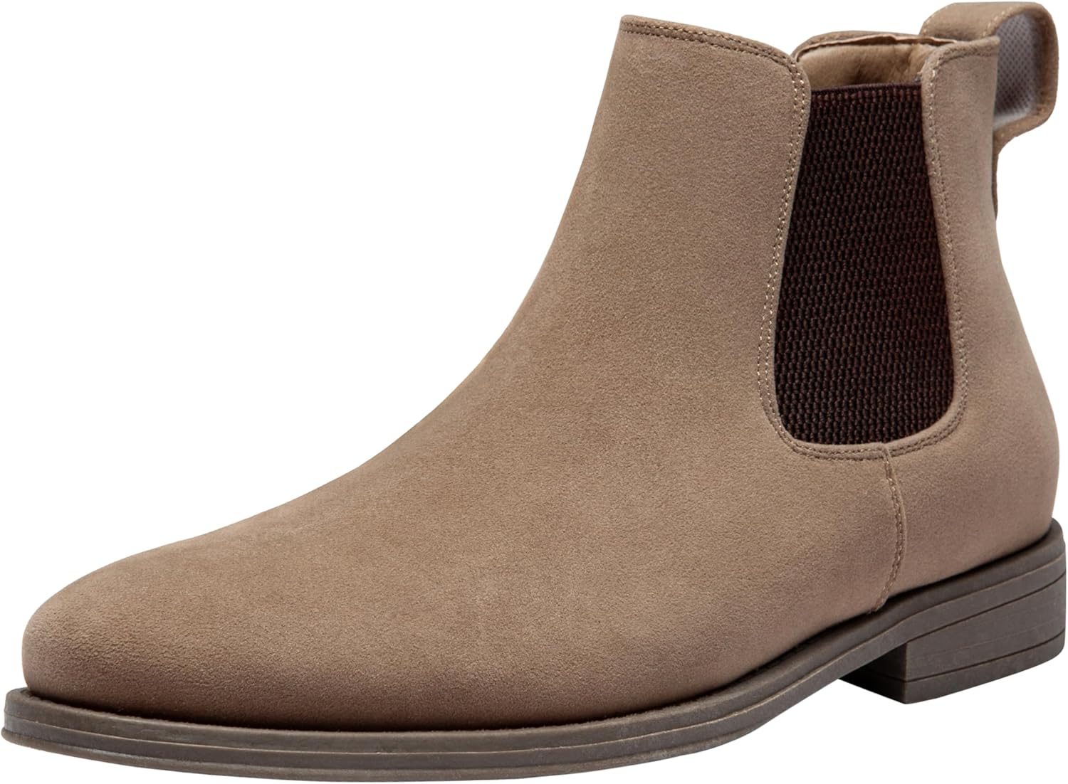 Jousen Men's Chelsea Boots Casual Suede Slip On