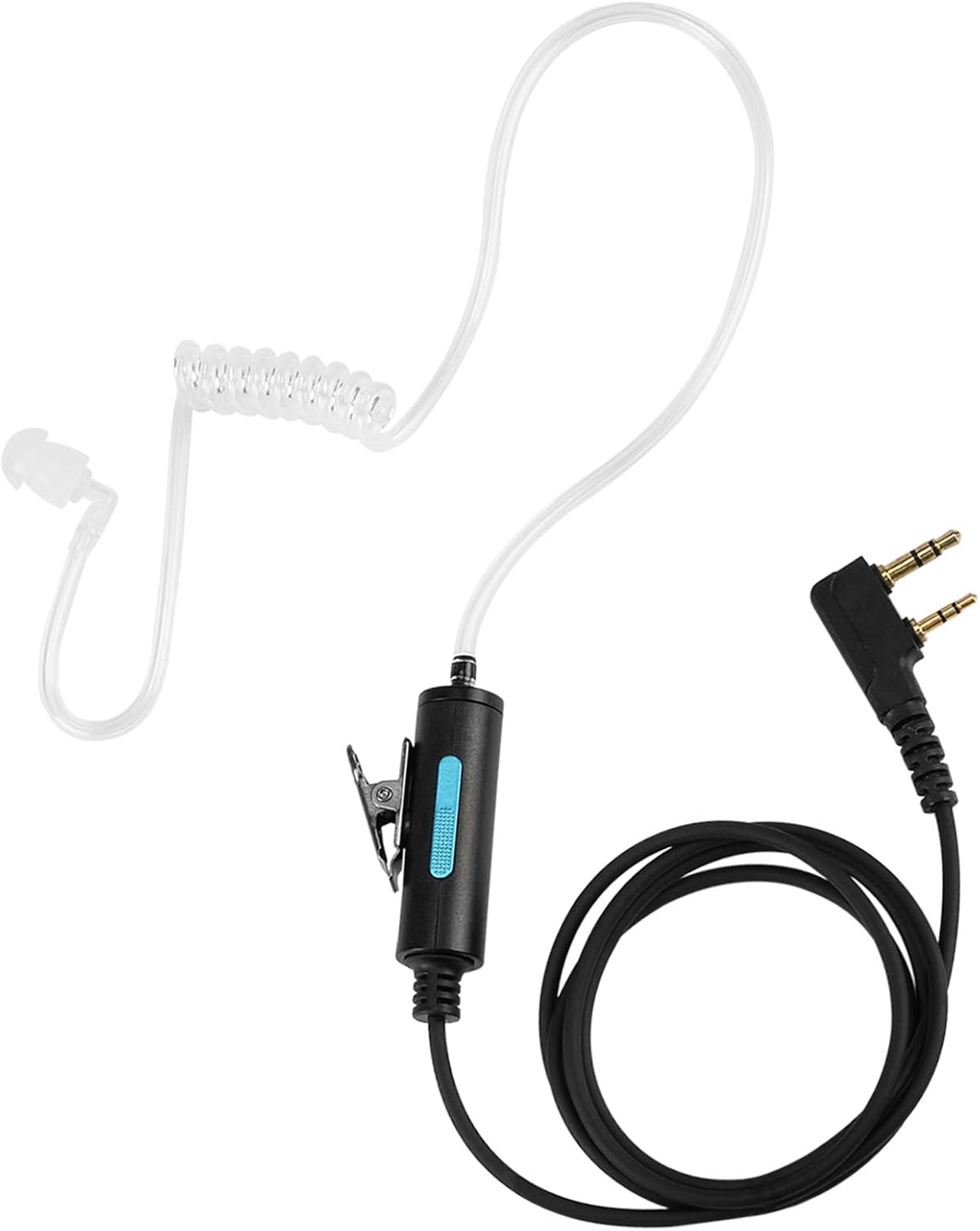 Walkie Talkies Earpiece with Mic PTT 2 Pin