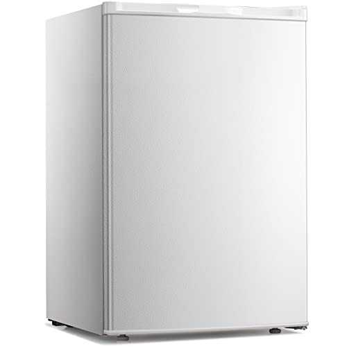 Kismile Upright Freezer,3.0 Cu.ft Mini Freezer with Reversible