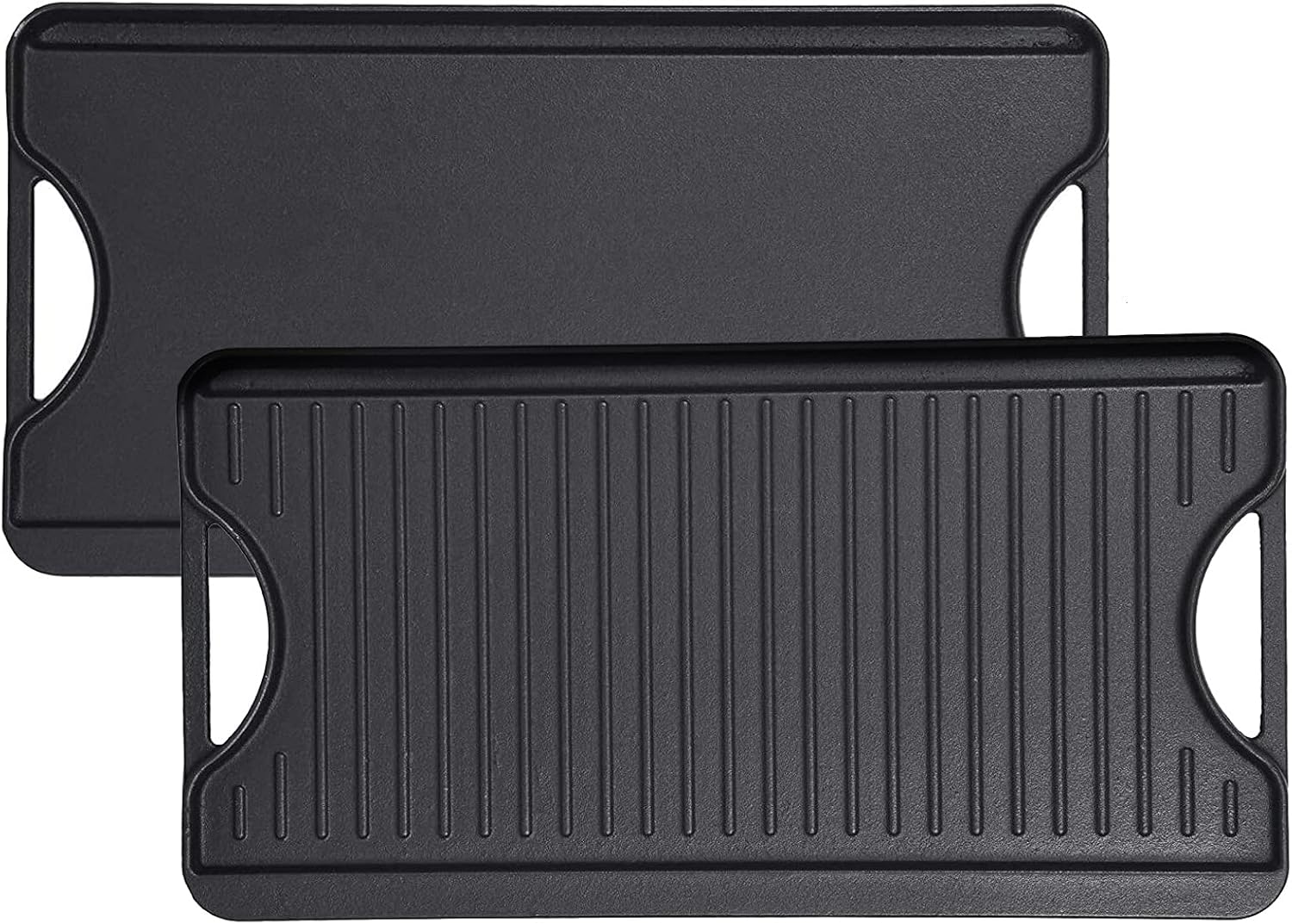 Cast Iron Reversible Griddle With Handles, 20 Inch