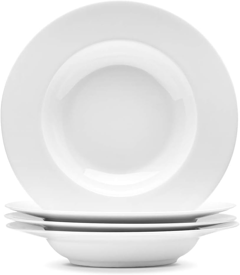 10 Ounce Pasta Bowls Set of 4, Elegant