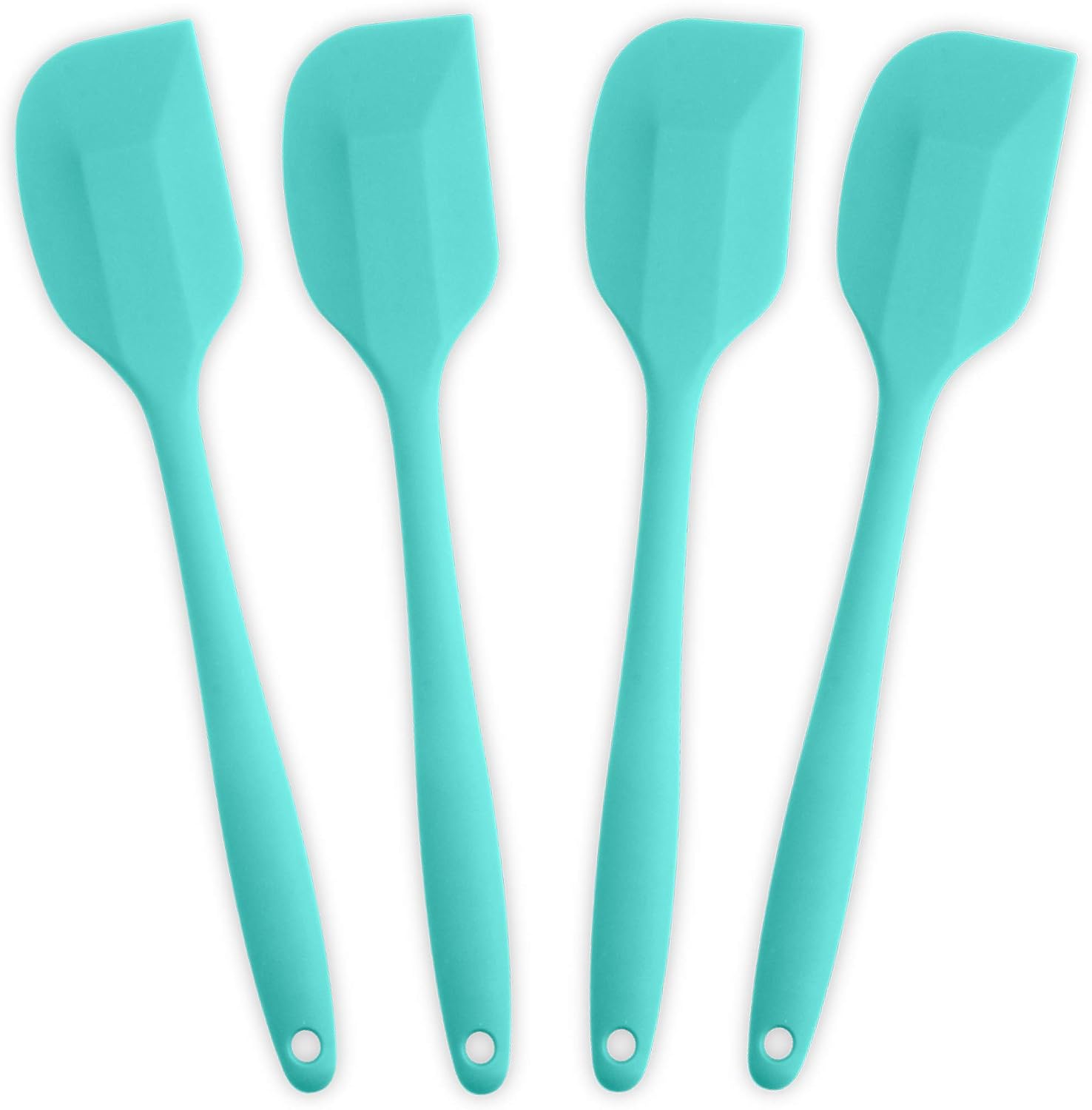 Silicone Spatula 4-piece Set, Heat-Resistant Non-stick Rubber Spatulas
