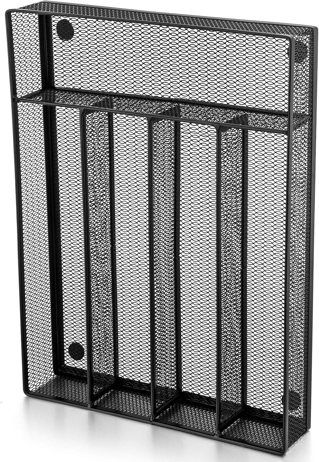E-far Silverware Drawer Organizer, Mesh Wire Utensil Tray