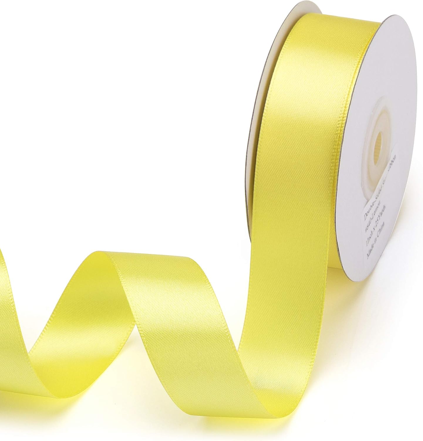 Double Face Satin Ribbon 1Inchx25Yards Double Sided Solid