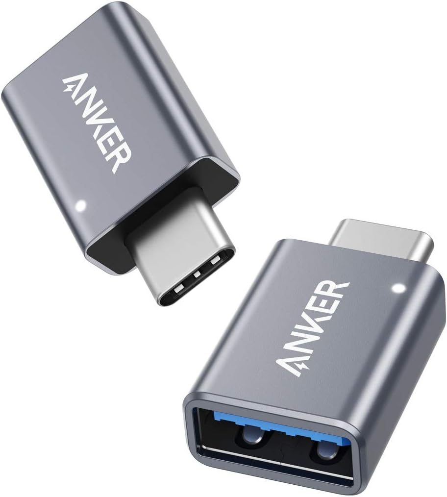 Anker USB-C to USB Adapter (2-Pack), High-Speed Data