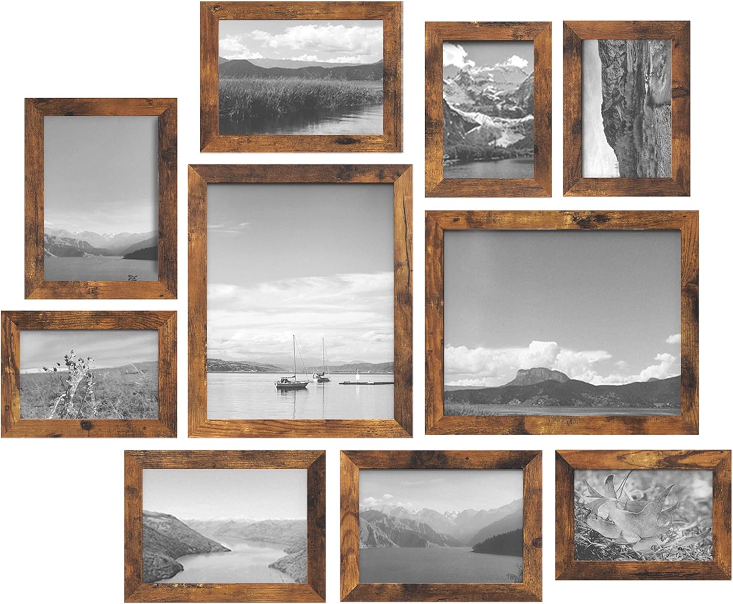 SONGMICS Collage Picture Frames Set of 10, Two