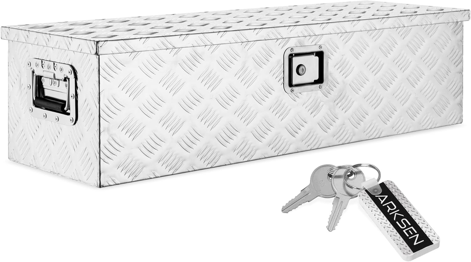 ARKSEN 39" Heavy-Duty Aluminum Truck Bed Tool Box,